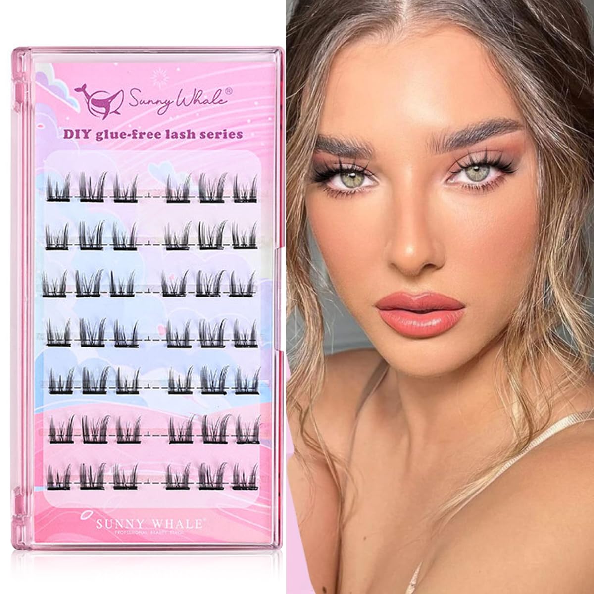 MAYCREATE False Eyelashes, Lash Extensions Natural Pre-glued Cluster Lashes D Curl Individual Lash Extensions Anime Lashes for DIY Eyelash Extension MAYCREATE False Eyelashes, Lash Extensions Natural Pre-glued Cluster Lashes D Curl Individual Lash Extensions Anime Lashes for DIY Eyelash Extension